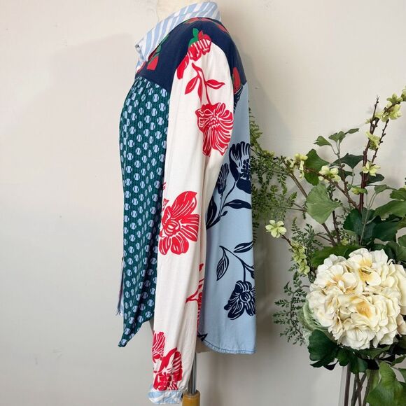 Maeve “The Paz” Printed Buttondown Shirt | Medium | Anthropologie - Picture 5 of 11